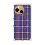 プレミアムスクエアケース with SnapMag［ Tartan Check - Purple ］