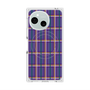 プレミアムスクエアケース with SnapMag［ Tartan Check - Purple ］