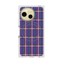 プレミアムスクエアケース with SnapMag［ Tartan Check - Purple ］