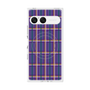 プレミアムスクエアケース with SnapMag［ Tartan Check - Purple ］
