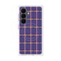 プレミアムスクエアケース with SnapMag［ Tartan Check - Purple ］