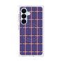 プレミアムスクエアケース with SnapMag［ Tartan Check - Purple ］