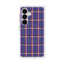 プレミアムスクエアケース with SnapMag［ Tartan Check - Purple ］