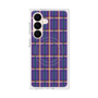 プレミアムスクエアケース with SnapMag［ Tartan Check - Purple ］