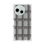 プレミアムスクエアケース with SnapMag［ Tartan Check - Gray ］
