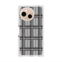 プレミアムスクエアケース with SnapMag［ Tartan Check - Gray ］
