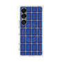 プレミアムスクエアケース with SnapMag［ Tartan Check - Blue ］