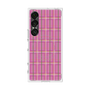 プレミアムスクエアケース with SnapMag［ Tartan Check - Pink ］