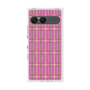 プレミアムスクエアケース with SnapMag［ Tartan Check - Pink ］
