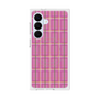 プレミアムスクエアケース with SnapMag［ Tartan Check - Pink ］