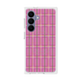 プレミアムスクエアケース with SnapMag［ Tartan Check - Pink ］
