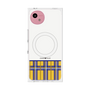 プレミアムスクエアケース with SnapMag［ CASEPLAY Tartan Check - Yellow ］