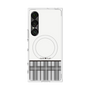 プレミアムスクエアケース with SnapMag［ CASEPLAY Tartan Check - Gray ］