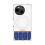 プレミアムスクエアケース with SnapMag［ CASEPLAY Tartan Check - Blue ］