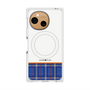 プレミアムスクエアケース with SnapMag［ CASEPLAY Tartan Check - Blue ］
