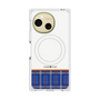 プレミアムスクエアケース with SnapMag［ CASEPLAY Tartan Check - Blue ］