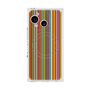 プレミアムスクエアケース with SnapMag［ Colorful Stripe ］