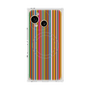 プレミアムスクエアケース with SnapMag［ Colorful Stripe ］