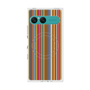 プレミアムスクエアケース with SnapMag［ Colorful Stripe ］