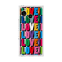 プレミアムスクエアケース with SnapMag［ LOVE!LOVE!LOVE! ］