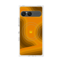プレミアムスクエアケース with SnapMag［ CASEPLAY Winding Pattern - Orange ］