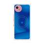 プレミアムスクエアケース with SnapMag［ CASEPLAY Winding Pattern - Blue ］