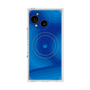 プレミアムスクエアケース with SnapMag［ CASEPLAY Winding Pattern - Blue ］