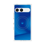 プレミアムスクエアケース with SnapMag［ CASEPLAY Winding Pattern - Blue ］