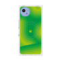 プレミアムスクエアケース with SnapMag［ CASEPLAY Winding Pattern - Green ］