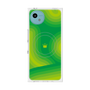 プレミアムスクエアケース with SnapMag［ CASEPLAY Winding Pattern - Green ］