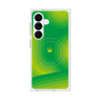 プレミアムスクエアケース with SnapMag［ CASEPLAY Winding Pattern - Green ］