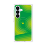 プレミアムスクエアケース with SnapMag［ CASEPLAY Winding Pattern - Green ］