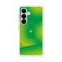 プレミアムスクエアケース with SnapMag［ CASEPLAY Winding Pattern - Green ］
