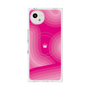 プレミアムスクエアケース with SnapMag［ CASEPLAY Winding Pattern - Pink ］