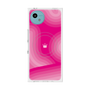 プレミアムスクエアケース with SnapMag［ CASEPLAY Winding Pattern - Pink ］