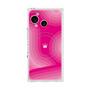 プレミアムスクエアケース with SnapMag［ CASEPLAY Winding Pattern - Pink ］