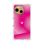 プレミアムスクエアケース with SnapMag［ CASEPLAY Winding Pattern - Pink ］