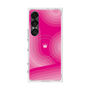 プレミアムスクエアケース with SnapMag［ CASEPLAY Winding Pattern - Pink ］