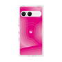 プレミアムスクエアケース with SnapMag［ CASEPLAY Winding Pattern - Pink ］