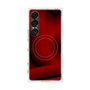 プレミアムスクエアケース with SnapMag［ CASEPLAY Winding Pattern - Red ］