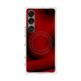 プレミアムスクエアケース with SnapMag［ CASEPLAY Winding Pattern - Red ］