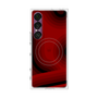 プレミアムスクエアケース with SnapMag［ CASEPLAY Winding Pattern - Red ］