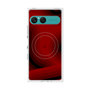 プレミアムスクエアケース with SnapMag［ CASEPLAY Winding Pattern - Red ］