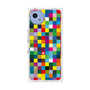プレミアムスクエアケース with SnapMag［ CASEPLAY Rainbow Check ］
