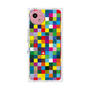 プレミアムスクエアケース with SnapMag［ CASEPLAY Rainbow Check ］