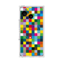 プレミアムスクエアケース with SnapMag［ CASEPLAY Rainbow Check ］