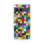 プレミアムスクエアケース with SnapMag［ CASEPLAY Rainbow Check ］