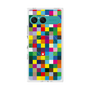プレミアムスクエアケース with SnapMag［ CASEPLAY Rainbow Check ］