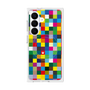 プレミアムスクエアケース with SnapMag［ CASEPLAY Rainbow Check ］