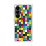 プレミアムスクエアケース with SnapMag［ CASEPLAY Rainbow Check ］